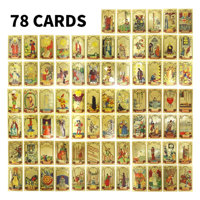 Explore the Mystical World of Tarot Gold Foil Tarot