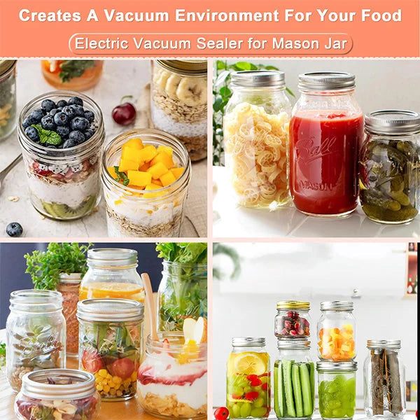 Electric Vacuum Sealer For Mason Jars