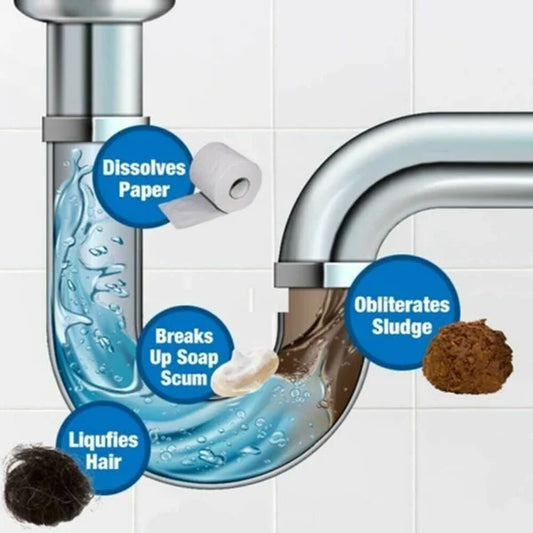 Sink and Drain Pipe Dredging Powder
